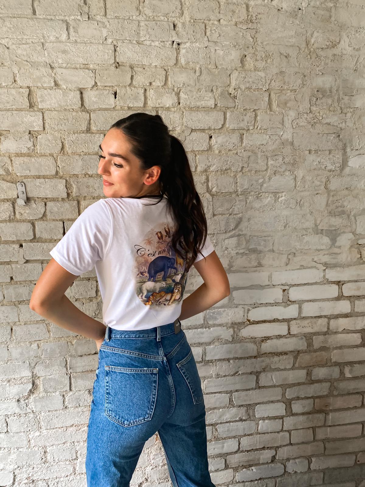 It's A Zoo Out There Tee - Giraffe Edition