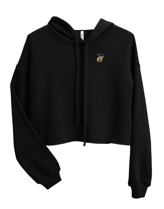 Jim Jam's Zoo Oversized Crop Hoodie